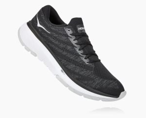 Hoka One One Men's Cavu 3 Running Shoes Black/White - AU NAHI
